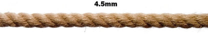 Cuerda Yute Natural Resistente Decoracion 4.5 Mm X 50 Mts