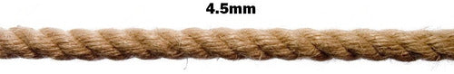 Cuerda Yute Natural Resistente Decoracion 4.5 Mm X 50 Mts