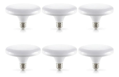 6 Bombillos Led Ufo Mercury 30w E27 Luz Fría 6500k 100-240v Blanco Frío