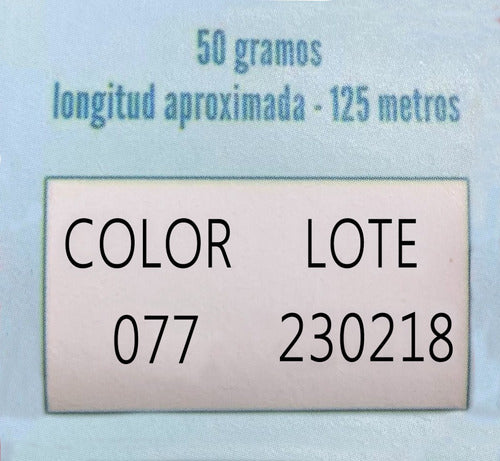 Lana Nube Acrilica Madeja De 50 Gramos 125 Metros