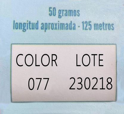 Lana Nube Acrilica Madeja De 50 Gramos 125 Metros