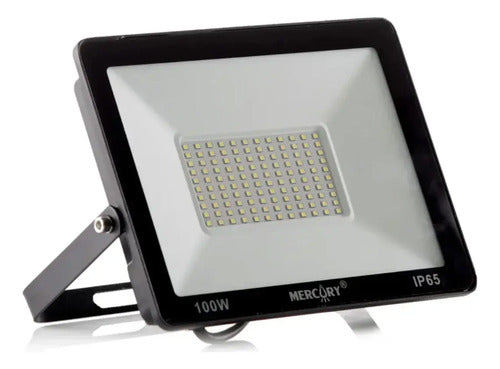 Reflector Led 100w Alta Potencia Ip66 Luz Blanco Mercury Negro Blanco Frío