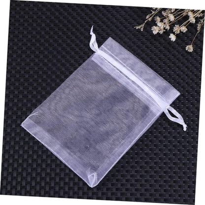 Mini Bolsa De Organza 8.0 Cmx 7.5 Cm Paquete X 25und