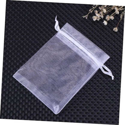 Mini Bolsa De Organza 8.0 Cmx 7.5 Cm Paquete X 25und