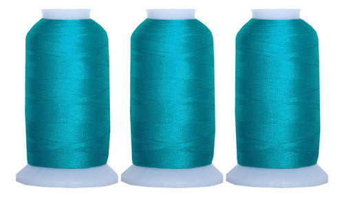 3 Hilos Para Bordar En Maquina Bordadora 2500yd