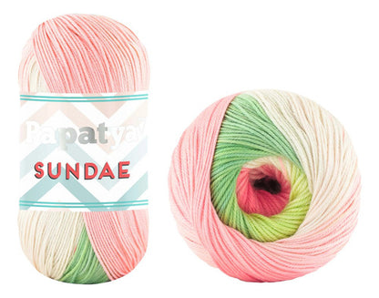 Lana Papatya Sundae 100% Acriica Tejido Ovillo 100g X 320 Mt