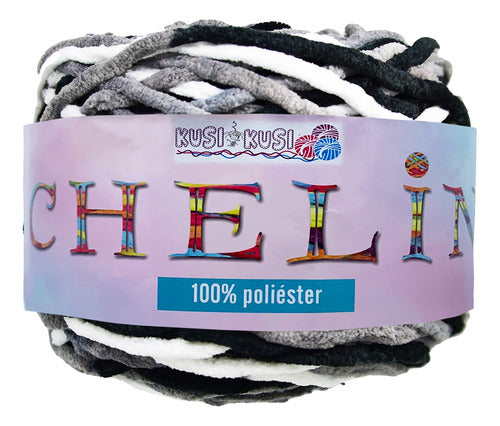 Lana Chelin Suave Esponjosa Tejido Bufanda Telar Ovillo 160g