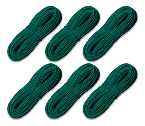 Madeja Mimbre Tubo Plastico Pvc Para Tejer 6 Und X 240m