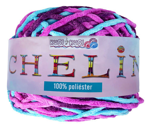Lana Chelin Suave Esponjosa Tejido Bufanda Telar Ovillo 160g