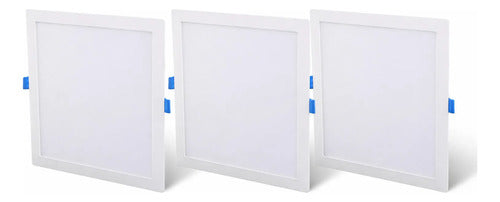 Panel Led 24w Incrustar Certificada Cuadrado 29,2cm X6 Und
