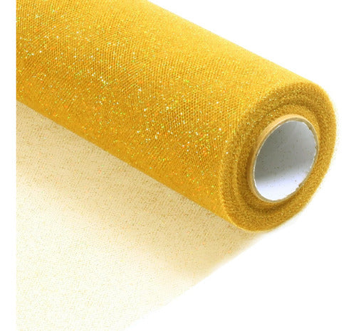 Tela Tul Escarchada Vestidos Faldas Ancho 1.50m  X 1 Mts