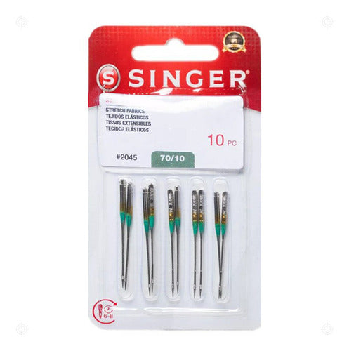 Agujas Singer Maquina De Coser Familiar 2045 Punta Bola