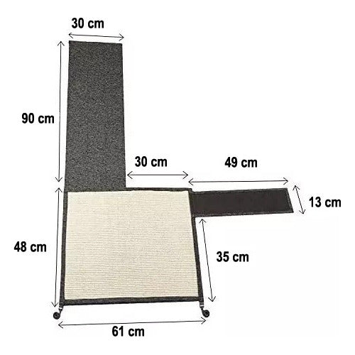 Protector De Sofá Esquinero Para Muebles Gatos