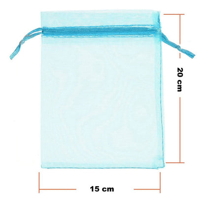 Bolsa De Organza 15cmx 20cm Paquete X 25und