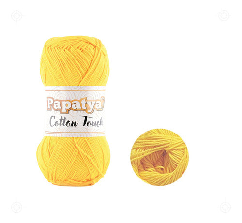 Lana Papatya Cotton Touch Algodon Tejido Ovillo 50g X 150mt