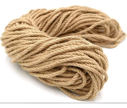 Cuerda Yute Rascador Para Gato 5 Mm X 10 Mts Soga