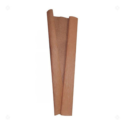 Papel Crepe Para Manualidades Decoracion X 10 Unid Cafe