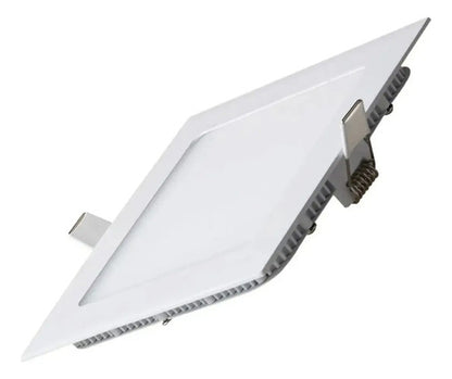 Panel Led Cuadrado 12w Blanco Frío 17x17cm Mercury Titanium 110v