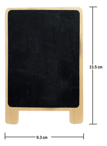Pizarra Pequeña De Pie Madera Para Tiza Decoración