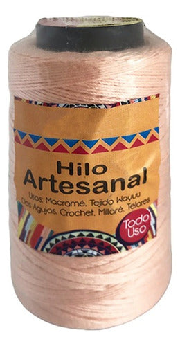 Hilo Artesanal Tejido Macrame Wayuu Telares 2.5mm X 100gr Curuba