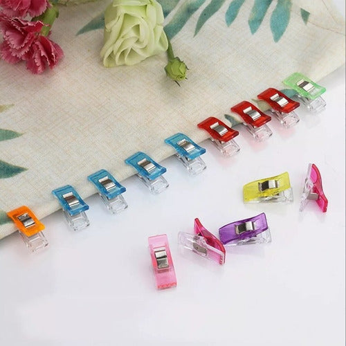 Ganchos Clips Pinza Costura Confeccion Manualidades X 25und