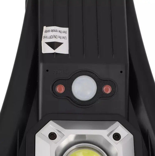 Lampara Solar Pared Impermeable Exterior 2500lm Sensor Movim 6v