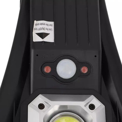 Lampara Solar Pared Impermeable Exterior 2500lm Sensor Movim 6v