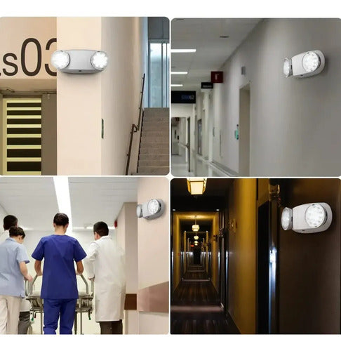 Lámpara De Emergencia Mercury Led Recargable Blanco 110v