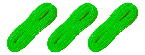 3 Madeja Mimbre Tubo Plastico Pvc Para Tejer X 120m