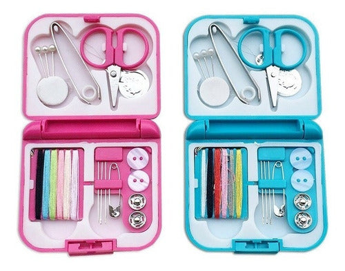 Kit Costurero Mini Costura Básico Manual Portátil Hf