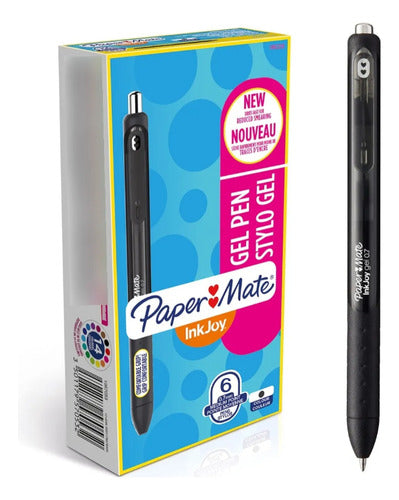 Boligrafo Gel Paper Mate Inkjoy Negro Negro