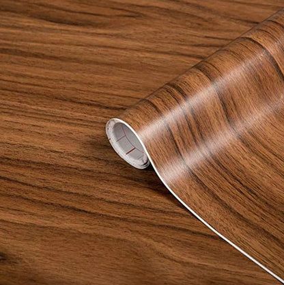 Papel Adhesivo Contac Rollo Madera 45cm X 20 Metros