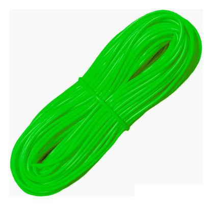 Madeja Mimbre Cordón Tubo Plástico Pvc Para Tejer X 40metros Verde lima
