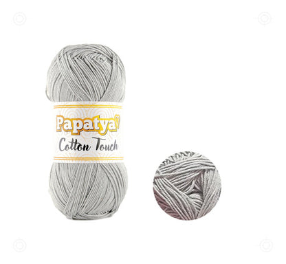 Lana Papatya Cotton Touch Algodon Tejido Ovillo 50g X 150mt