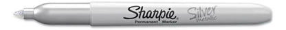 Marcador Sharpie Fine Metal Plata Caja X6 Unidades