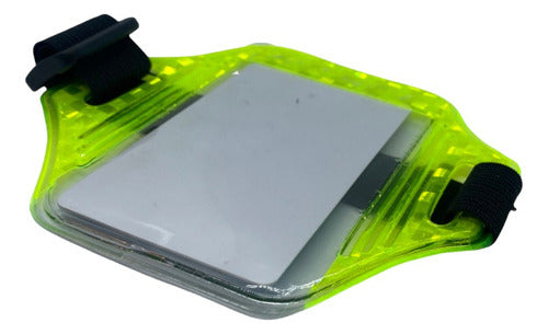 Brazalete Portacarnet Reflectivo Brazo Vertical X5 Unid