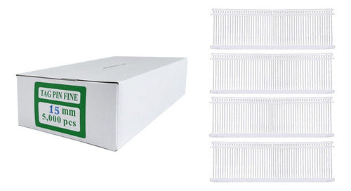 Plastiflechas Liviano 15mm Trasparente Caja 5000 Und 15mm