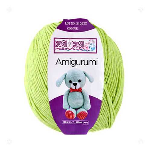 Madeja De Lana Amigurumi Algodon 100 Gramos X 180 Metros