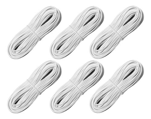 Madeja Mimbre Tubo Plastico Pvc Para Tejer 6 Und X 240m