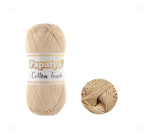 Lana Papatya Cotton Touch Algodon Tejido Ovillo 50g X 150mt