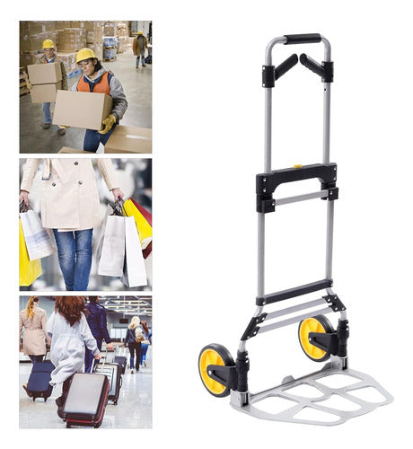 Carrito De Carga Plegable Tipo Zorra Capacidad 130 Kg