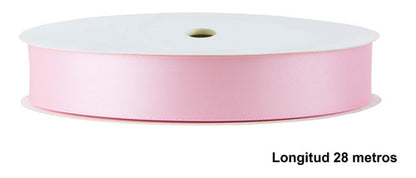 Rollo De Cinta Satin Doble Raso Para Moños 40mm X 28 Metros