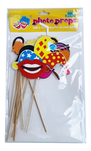 Mascara Antifaz Fiesta Carton X 10 Unidades Diseño 3