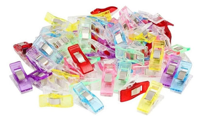 Ganchos Clips Pinza Costura Confeccion Manualidades X 100und