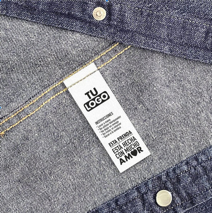 Rollo Nylon 30mm Para Impresión De Marquillas Ropa  200 Mts