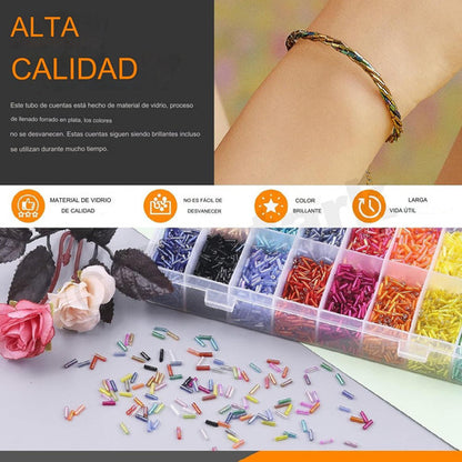 Kit Completo De Canutillo Bisuteria X 14404 Piezas