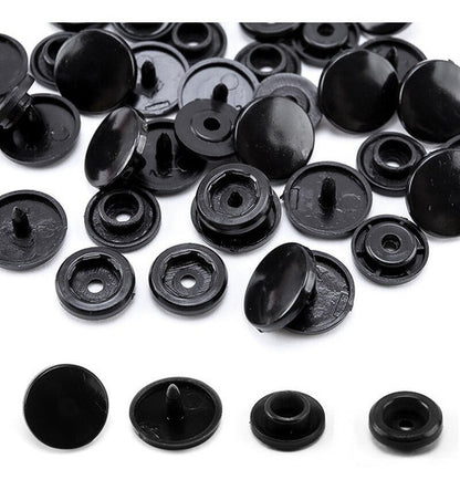 Broches Plasticos Presion 12.5mm Para Ropa Colores X 1000 Und