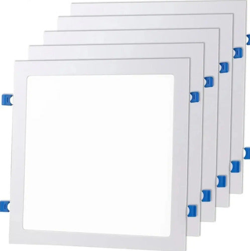 Panel Led 24w Incrustar Certificada Cuadrado 29,2cm X6 Und
