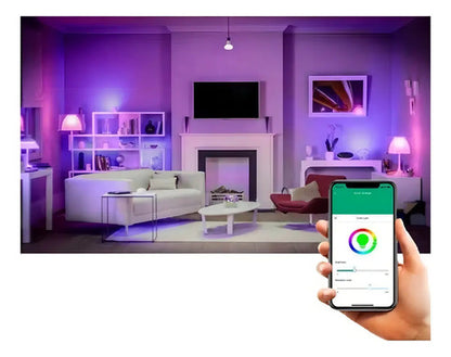 Mercury Smart Bombillo Led Wifi 9w Rgb Unidad 110v Multicolor