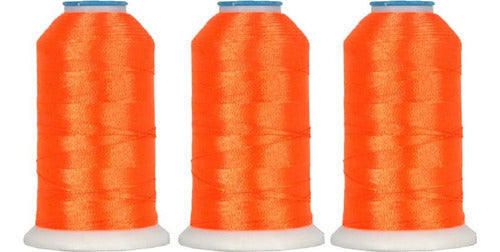 3 Hilos Para Bordar En Maquina Bordadora 2500yd